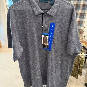 Perry Ellis Men's Charcoal Polo Shirt